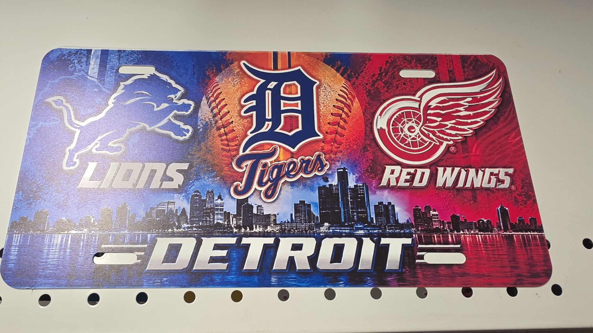 Detroit Sports License Plate