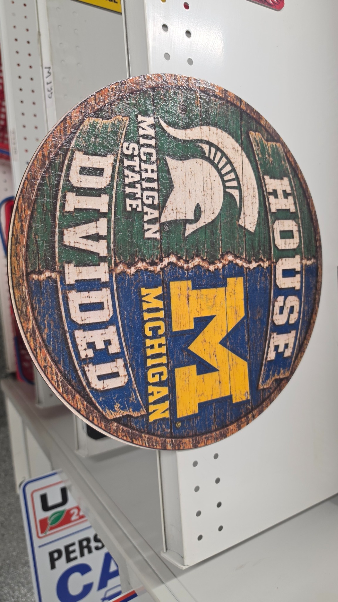 Michigan / Michigan State House Divided Round Sign